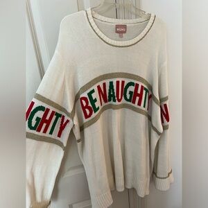 “Be Naughty” Show Me Your Mumu Sweater